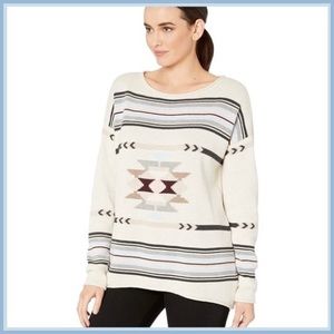 Pendleton Women's Medallion Hi-Lo Sweater XS NWT